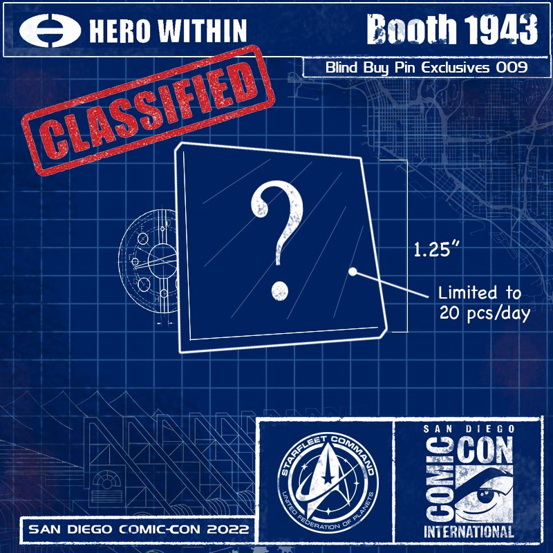 If you are going to San Diego Comic-Con, Follow, Like and RT for a chance to get a Free Blind Buy Pin Exclusive at the show. A few winners will be chosen by Sunday. Good luck and see you in San Diego!
#SDCC2022