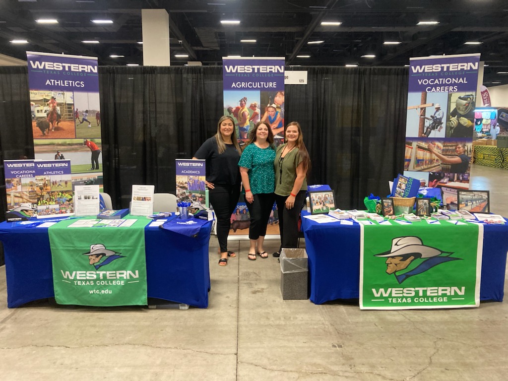 WTCcampusnews's tweet photo. We're at the @TexasFFA Convention this week! Stop by the booth and say hello! We've got great agricultural programs you can explore! #westerntexascollege #gowesterners #TexasFFA #MyTexasFFA #AmplifyFFA https://t.co/w5yrLRVjEX