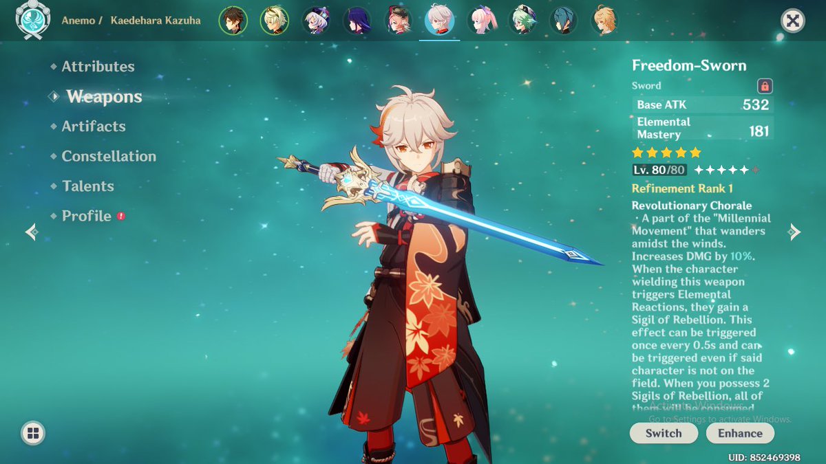 Gaberuoi's tweet photo. I got Kazuha and his signiture weapon!!, 50/50 still.
Took some picture with streamers/viewers @hotaru_aoi @KentleMais @fly_yuou @reiiikia https://t.co/Wwz6lbUvgA