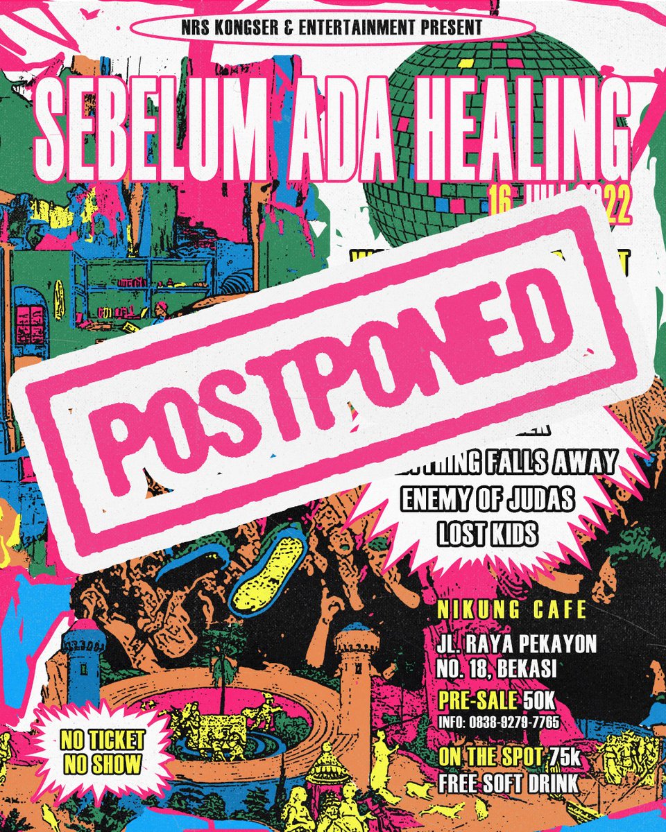 Sedih mesti ditunda tapi tetep antusias sama tanggal barunya kapan 🤣