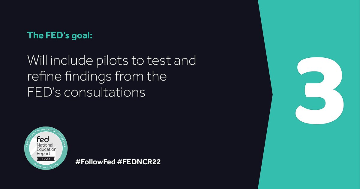 Our 2022 report is now LIVE 👏

It outlines the progress made running the largest ever qualitative consultation on education in England, working with partners from across the education sector and beyond! 

Download here: bit.ly/3bZ8whm  #FEDNCR22 #FollowFED