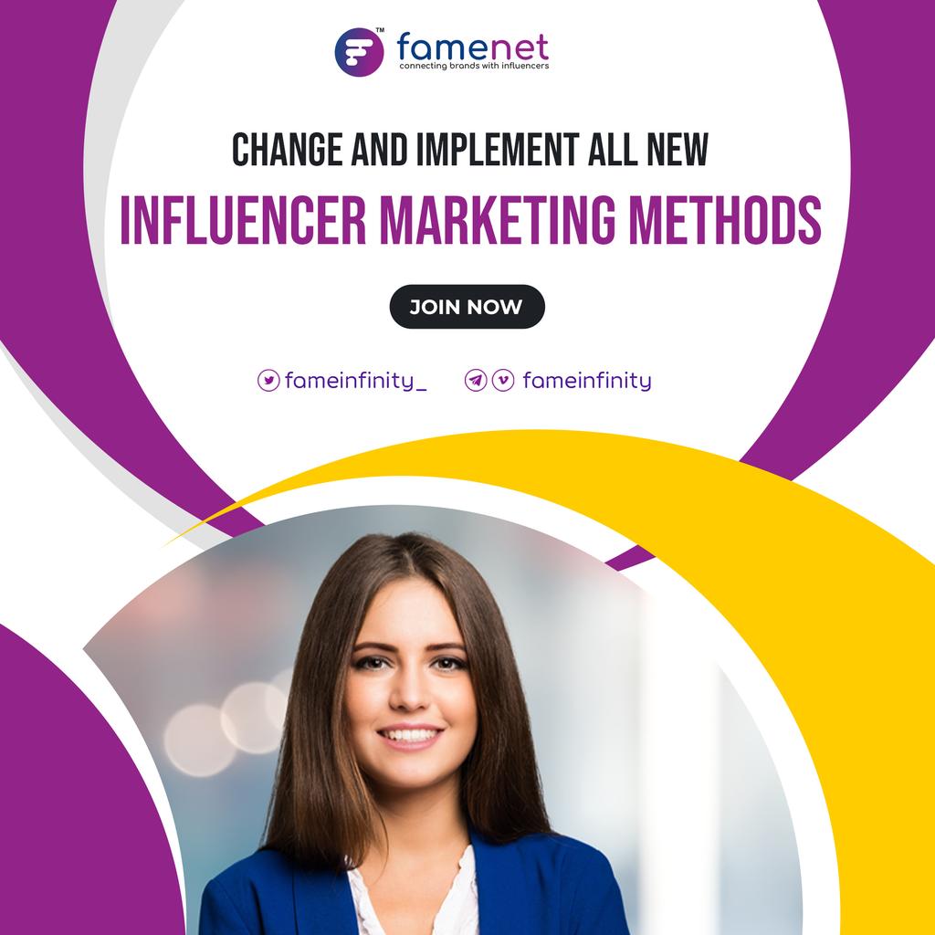 FameInfinity_'s tweet photo. Change and implement all new Influencer marketing methods 

Influencer #marketing is one of the indispensable things for a company. Especially in today's rapidly changing times,  Click here to learn more about #InfluencerMarketing https://t.co/iPcRQSPWBQ https://t.co/RwcNHJgoWI