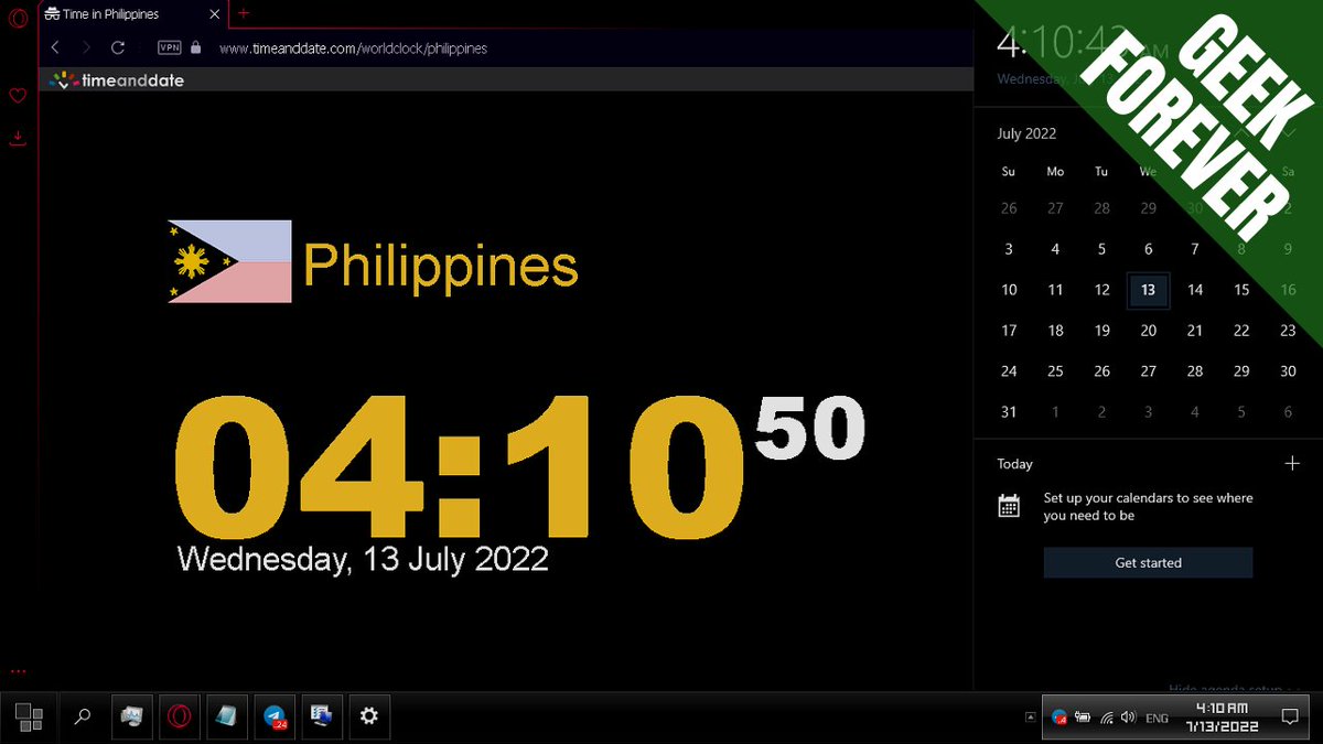 GeekForever12's tweet image. 🖥️Adjust Philippines Time in Windows 10
youtu.be/zSyRwhdNE5A

#windows10 #windows #windows10install