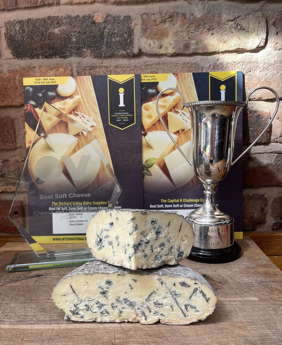 Super pleased to have received our awards from this year <a href="/iCheeseAwards/">International Cheese & Dairy Awards & EXPO</a> for our Burts Blue…

#bluecheese #artisancheese #cheese #cheeseawards #internationalcheeseawards #cheshirecheese #artisancheesemaker #cheesemaker #cheese #cheesemaking #Cheshire #Knutsford