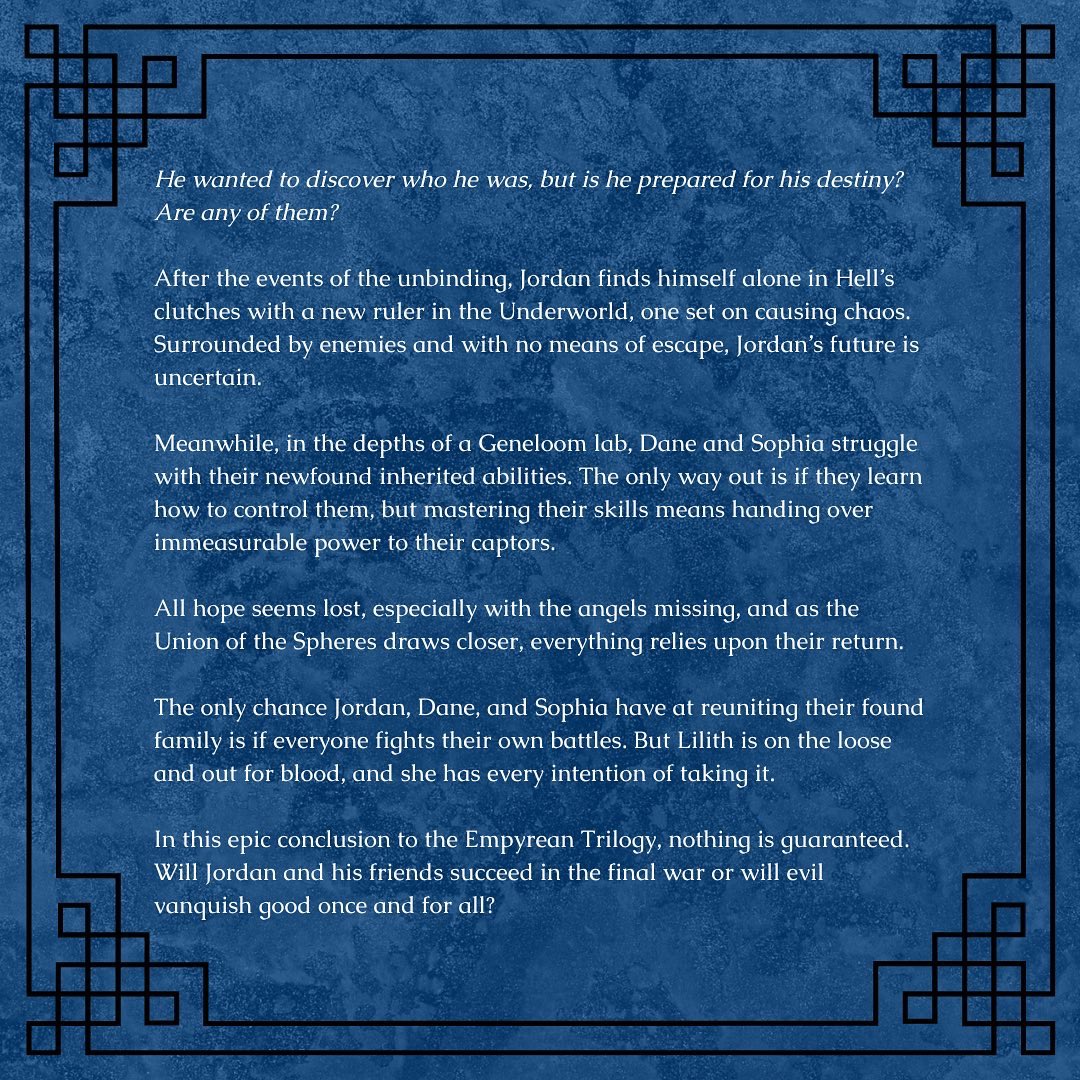 saramschaller's tweet photo. Today is two months from the release of THE TESTAMENT OF THIRTEEN!
So I can now officially say that the book is up on Goodreads to add to your lists.
WARNING: If you have not read Book 2, the synopsis for Book 3 does contain some spoilers about that cliffhanger ending.
#TTO13 https://t.co/1RXLA8B5K0