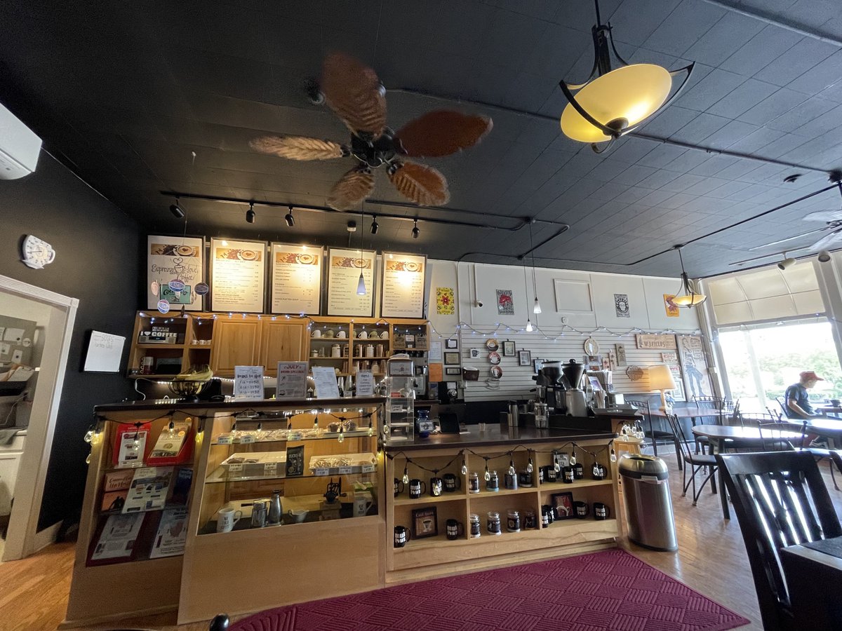 firsttpt's tweet photo. I love this coffee shop in Mukwonago, WI! Espresso Love Coffee is a great place to meet clients, discuss the real estate market, talk buying and selling, and buy some amazing coffee! If you have a chance, check it out! https://t.co/S2qbPyCAYq
