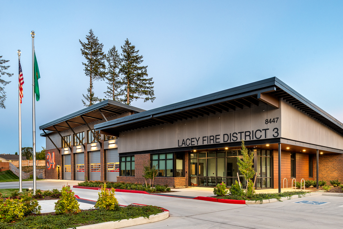 foundryservice's tweet photo. Lacey Fire Station 34 with @Cembrit Patina P050 Graphite #FiberCement boards. Designed by @RFMarchitecture  https://t.co/Lx50BlzW1s https://t.co/nGoDZiZJEh