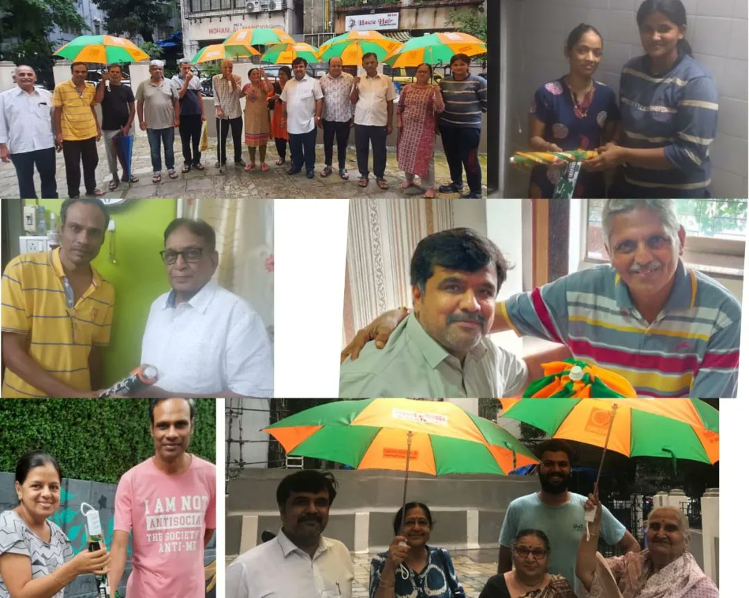jesalkotharibjp's tweet photo. Day 5
दिनांक १३ जुलाई २०२२ रोजी विशेषत: ज्येष्ठ नागरिकांसाठी मोफत घरोघरी छत्री वाटप कार्यक्रम.
Dated 13 July 2022 , Free Door to door umbrella distribution programme especially for senior citizens. 

#Ward183 #BJP4MCGM
#Matunga https://t.co/2Fz4akdVp7