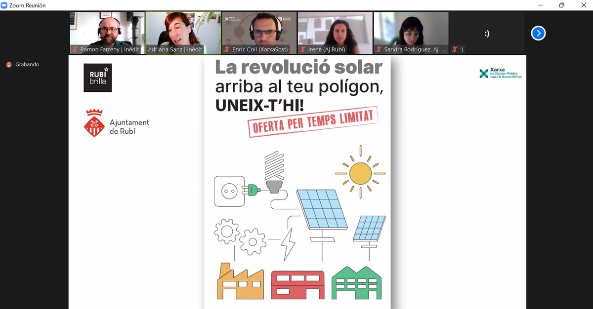💬  Com podem facilitar que l'#economiacircular no quedi reduïda a l'àmbit industrial❓

👉 Amb Adriana Sanz i <a href="/rfarreny/">Ramon Farreny</a>, hem dinamitzat la sessió sobre estratègies circulars de demanda agregada multiagent organitzada per <a href="/XarxaSost/">Xarxa Sostenibilitat</a>, <a href="/diba/">Diputació de Barcelona</a> i <a href="/f_f_ambiental/">F Fórum Ambiental</a>⤵️