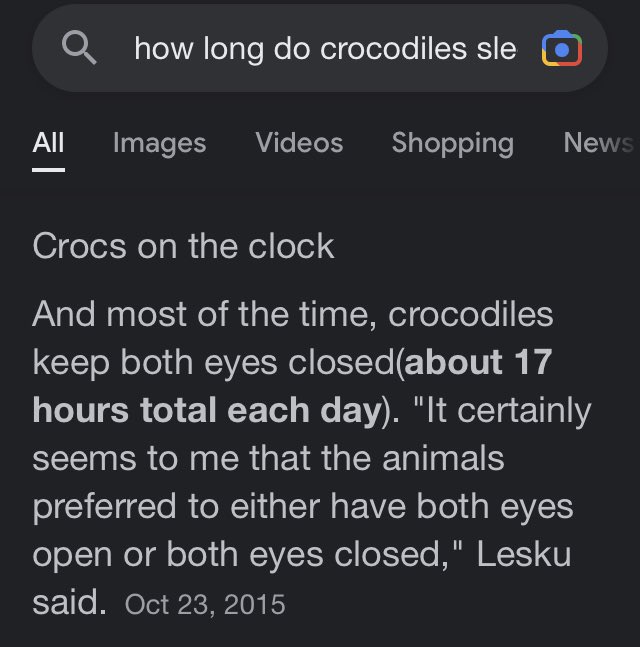 j_stocky's tweet photo. One of the requirements to be an Apex Predator is to sleep a heck  ton. https://t.co/IklAZ1uHOv