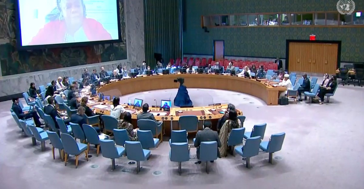 "Il faut arrêter de parler d’éradiquer les terroristes au #Sahel. Ce qu’il faut plutôt éradiquer, ce sont les raisons qui poussent nos jeunes à prendre les armes."

Retrouvez mon intervention devant le Conseil de sécurité de l'ONU #CoalitionCitoyenne 
media.un.org/en/asset/k1q/k…