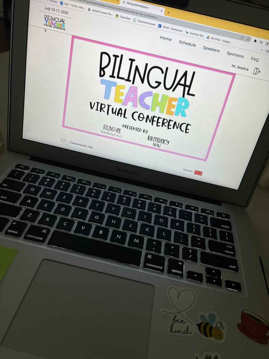 torresreads's tweet photo. So excited for day 1 of the Bilingual Teacher Virtual Conference 🎉#btsummerconference #bilingualteacher https://t.co/i6h7IYsZ3a