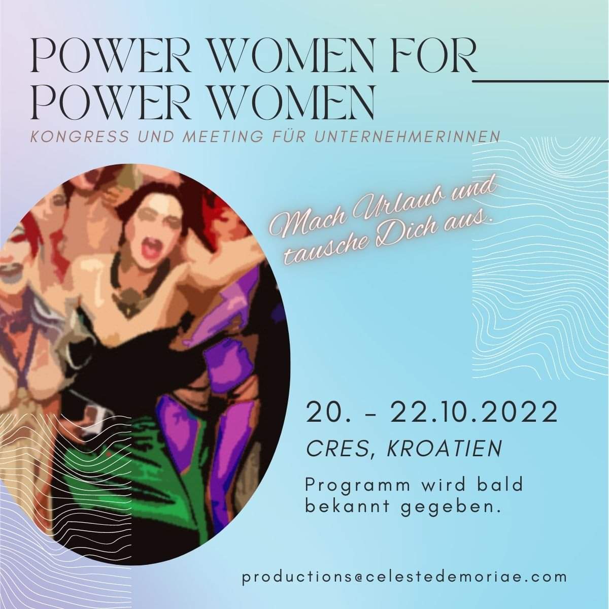 CMoriae's tweet photo. POWER WOMEN for POWER WOMEN
Kongress und Meeting 

Du willst gerne als Referentin dabei sein? 
Trag Dich gerne im Formular ein. 

https://t.co/18Tz47FseM https://t.co/85q8hHY7iX