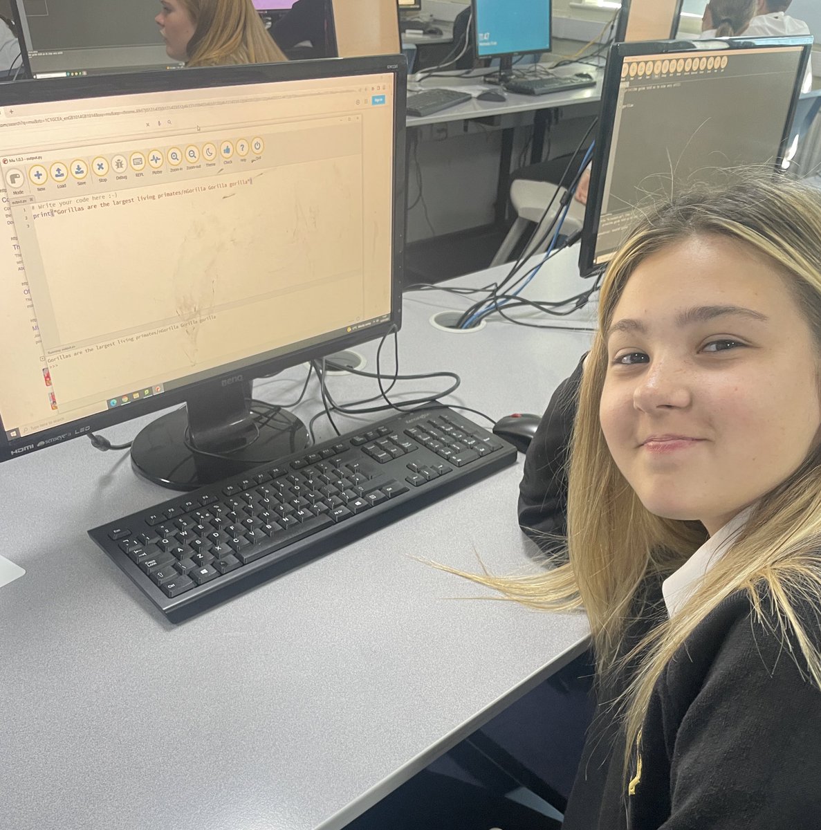 WingfieldICT's tweet image. An introductory lesson to programming in Python for Y9 🐍 #codewithMU #letscode