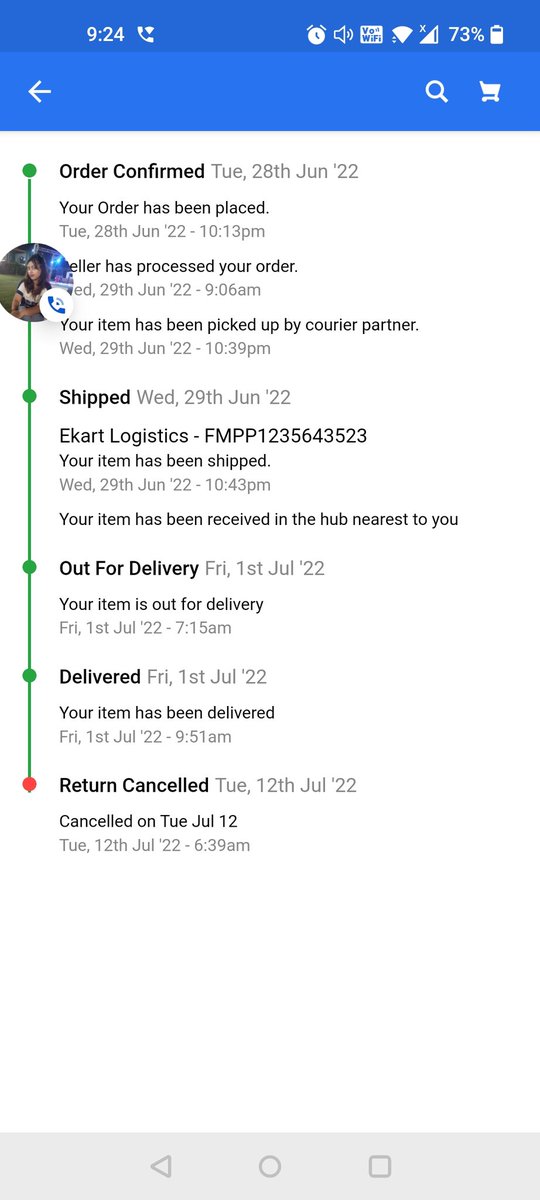 AtishNisha's tweet photo. I tried to return this product on Flipkart, i requested  return for above product 2 times. Each time return scheduled first and thn cancelled. Product quality is really poor , i don't want it anymore.take it and return my money @Flipkart @flipkartsupport https://t.co/wz5vERQ0Cf