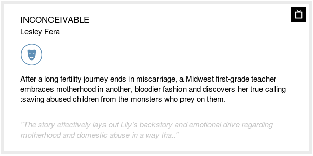 theblcklst's tweet photo. Send INCONCEIVABLE by Lesley Fera straight to your inbox on https://t.co/0Dl9HMLfLP https://t.co/gwakVUoKnY #BlackListWeekendRead https://t.co/9PAxhU01pC