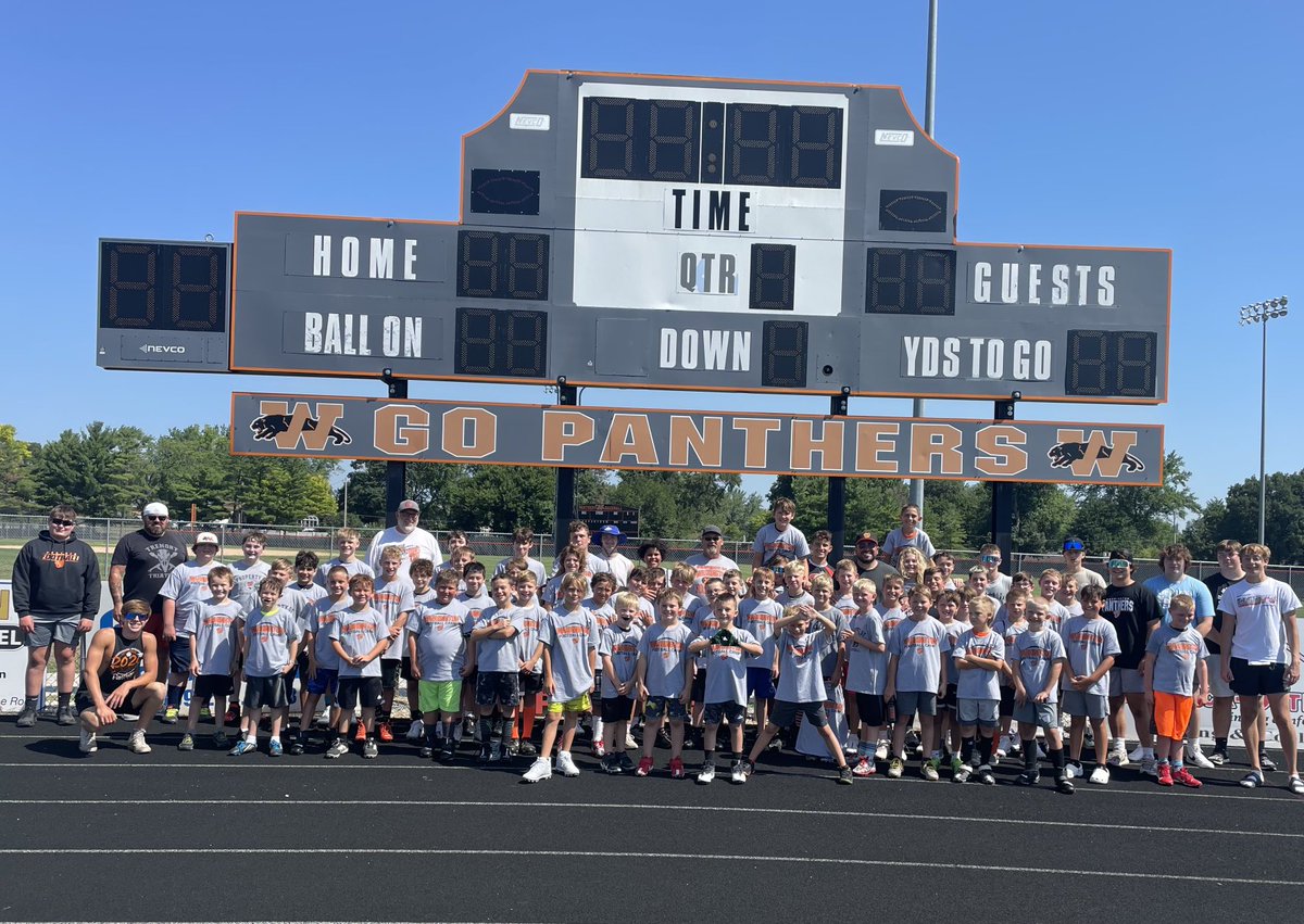 Finished our padded camp today! Great group of 60 campers. Some players coming up!!!