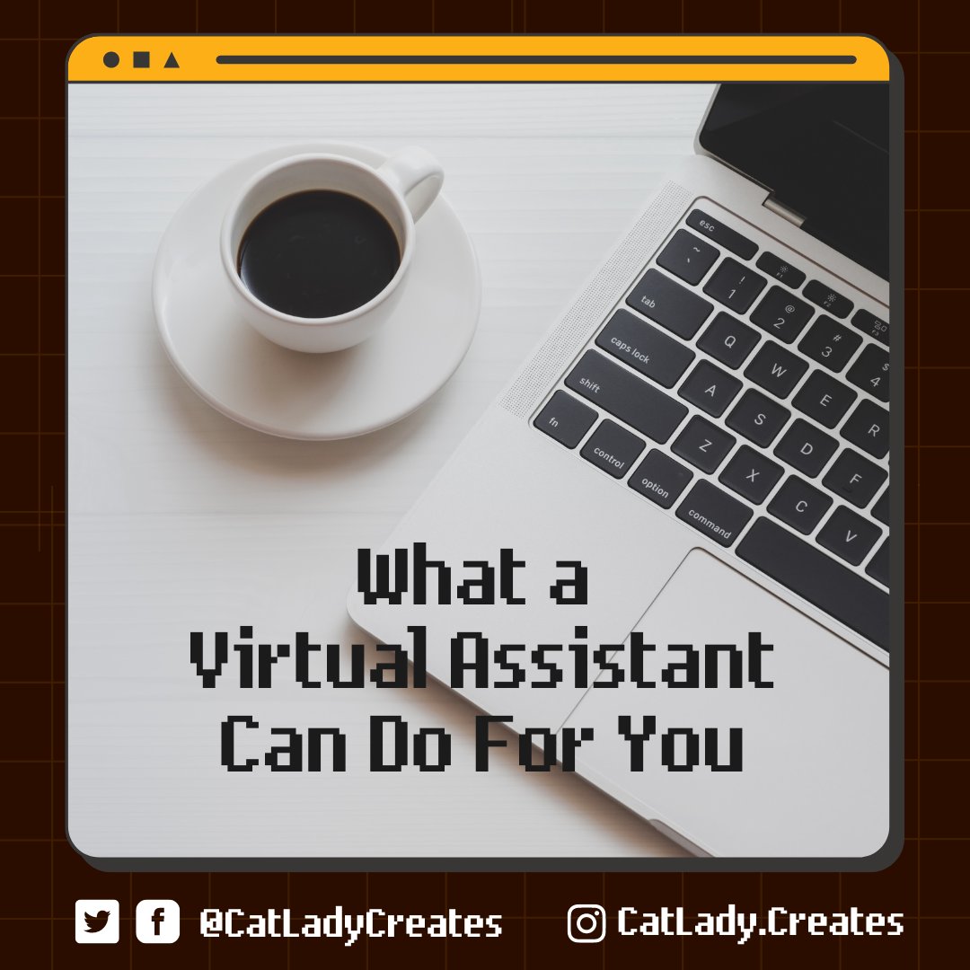 CatLadyCreates's tweet photo. Curious what a virtual assistant can do for you? Here are some of the jobs I do on the regular.
#virtualassistant #virtualassistants #virtualassistantlife #VAlife #virtualassistantCanada #grateful #featured #marketingva #socialmediava #marketing #digitalmarketging #socialmedia https://t.co/N6af4NkbCl