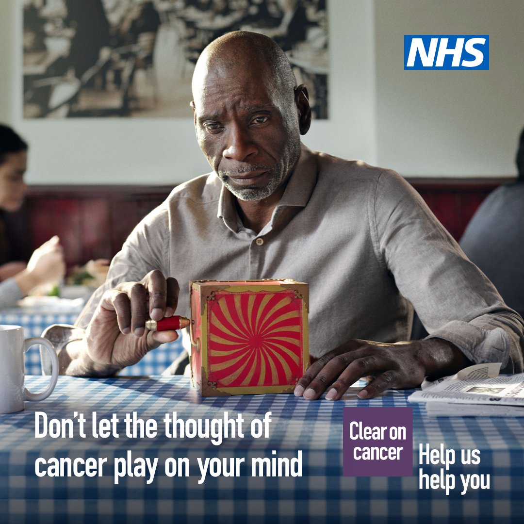 NHS England (@nhsengland) on Twitter photo Don’t let the thought of cancer play on your mind. If something in your body doesn’t feel right, talk to us. Most people who go for tests find out it’s not cancer.
 
Finding out sooner is always better. Contact your GP practice. #HelpUsHelpYou Don’t let the thought of cancer play on your mind. If something in your body doesn’t feel right, talk to us. Most people who go for tests find out it’s not cancer.
 
Finding out sooner is always better. Contact your GP practice. #HelpUsHelpYou