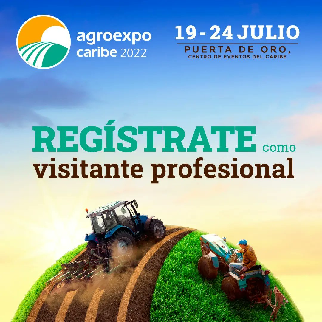egresados_USB's tweet photo. #EgresadoUnisimón, te invitamos a participar en Agroexpo Caribe 2022

Link de pre registro de profesionales:  https://t.co/Sz05hW8rHj https://t.co/NpcIeMDSft