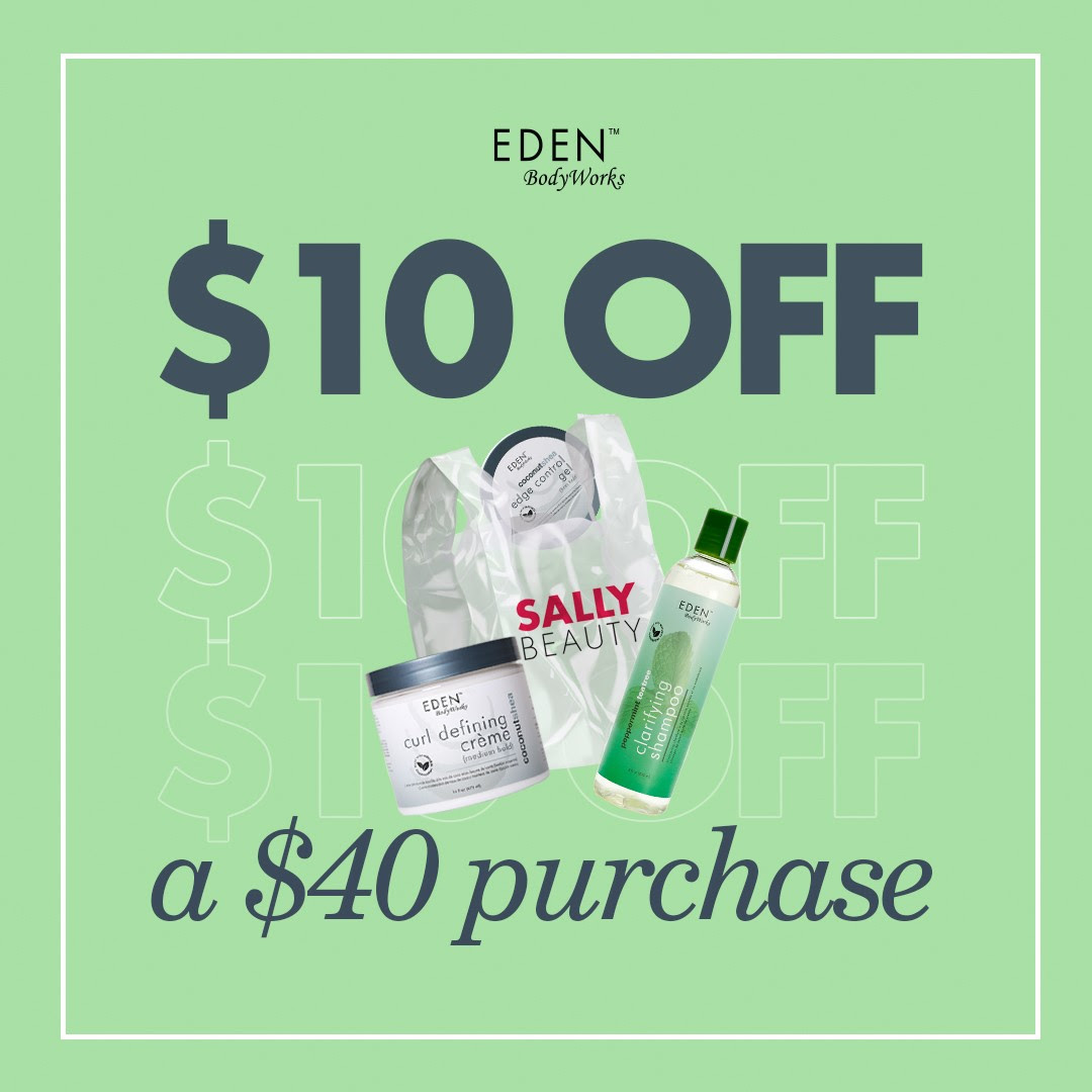 edenbodyworks's tweet photo. Your next @SallyBeauty stop just got even better.👌🏾
$10 off of $40 on #EDENBodyWorks: https://t.co/sNfPovbXxv https://t.co/ccBbe747AD