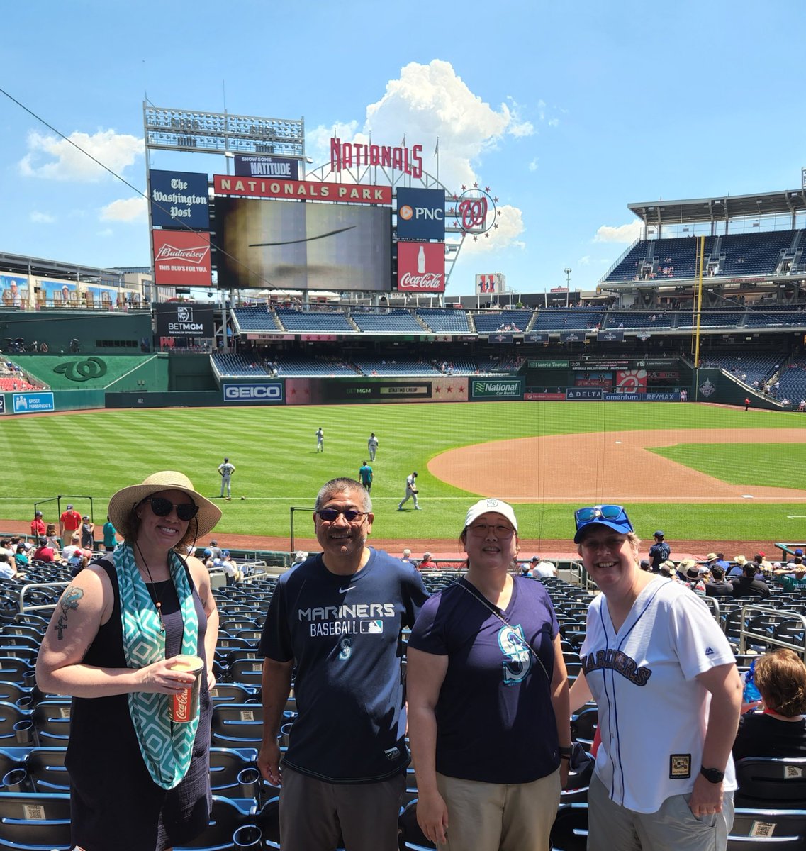 bricheese2012's tweet photo. Excited for a doubleheader in DC! Go Mariners! #WHEREiROOT @Mariners @ROOTSPORTS_NW https://t.co/fRCUXXRht6