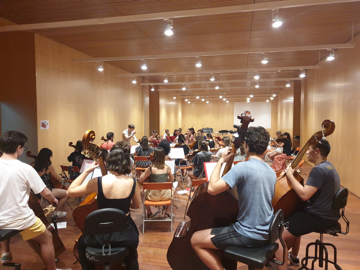 Comenzando los ensayos del concierto del próximo 19 de julio🎶🎻
lienzonorte.es/orquesta-sinfo…