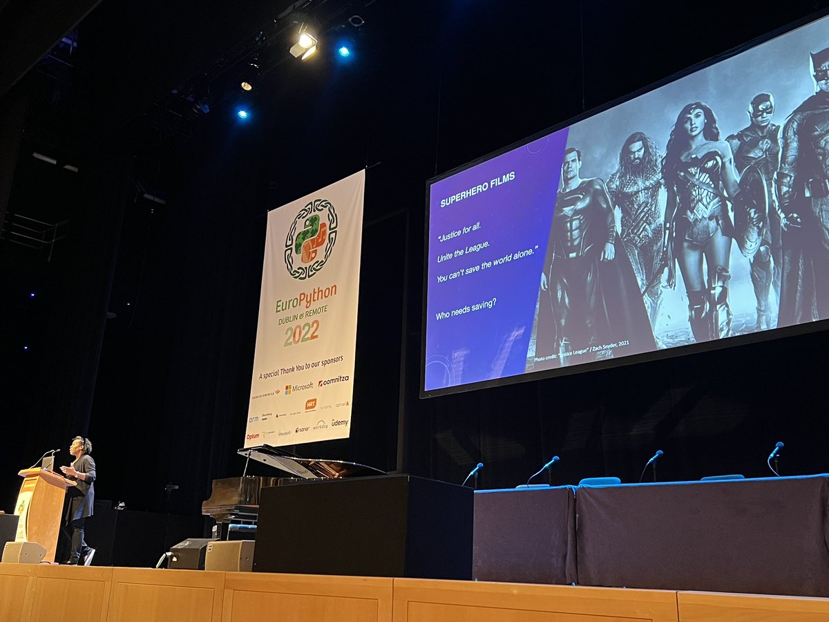 jesstemporal's tweet image. Starting her keynote @DocStefflbauer at #EuroPython2022