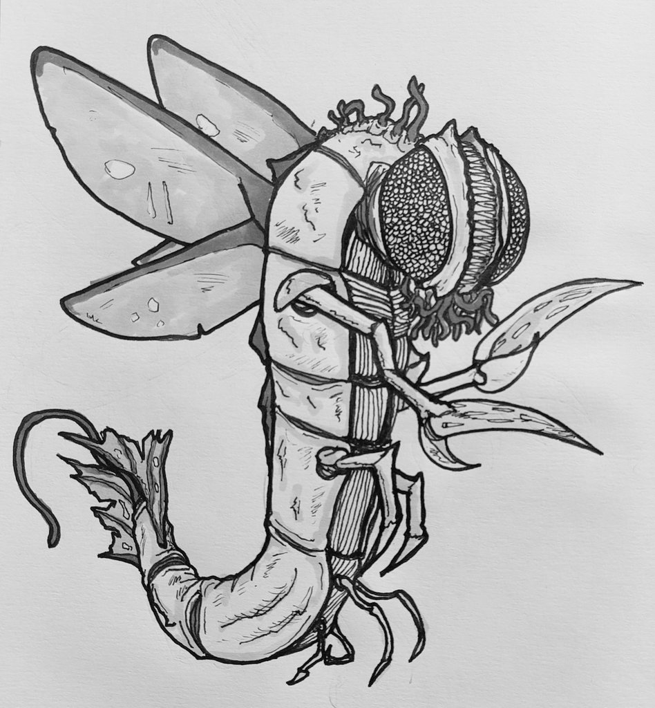TheJuniorAde's tweet photo. The Mi-Go, loosely based on the descriptions of the fungi that inhabits the planet Yuggoth, at the edges of the Solar System.
https://t.co/IMvO1ZgAYG
#art #ink #sketch #drawing #illustration #horror #yuggoth #migo #hplovecraft #monster https://t.co/KlcqEKeLIt