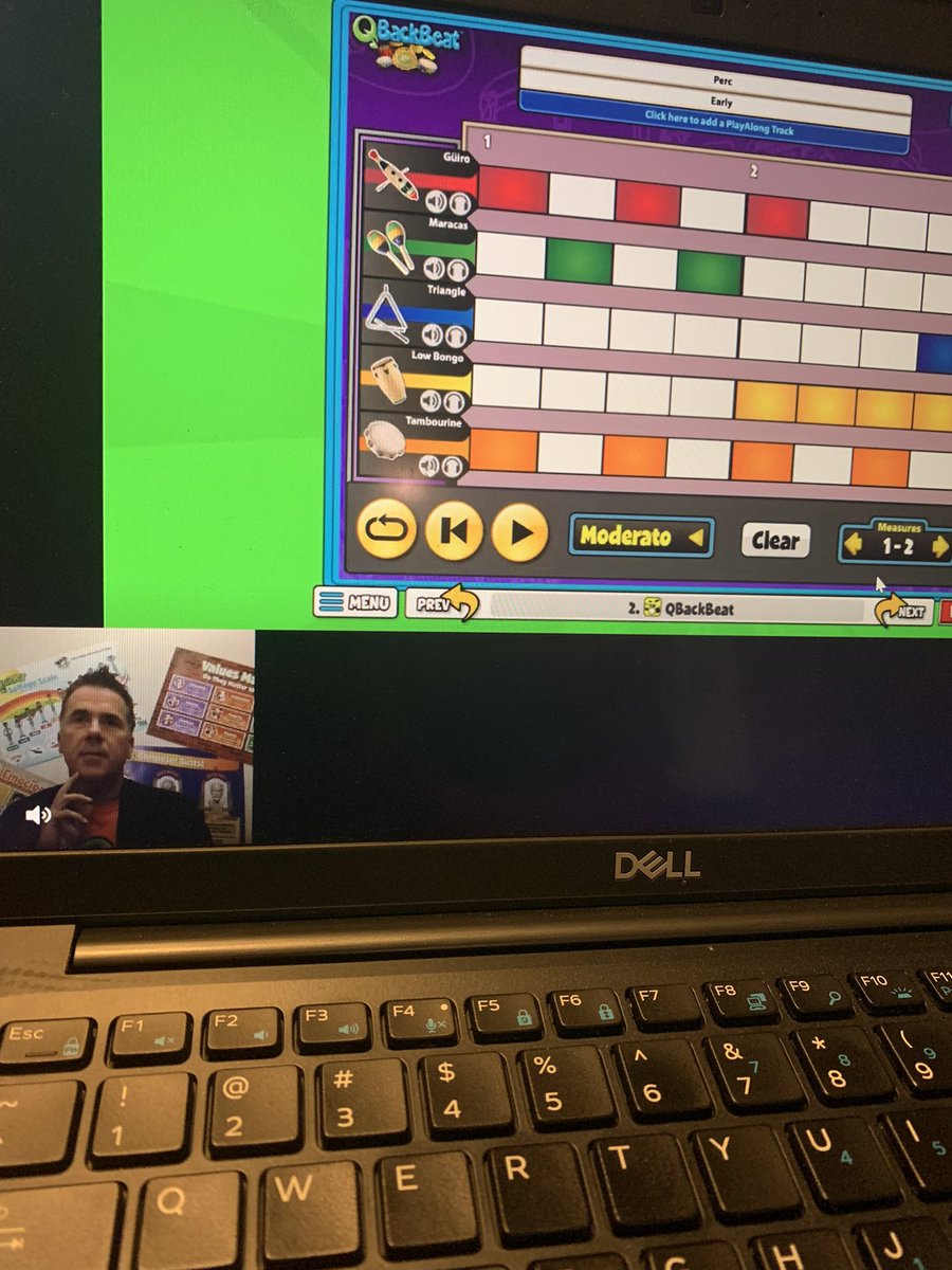 wtxmomof6's tweet photo. #QuaverCon22 Day 2 with Quaver himself teaching a workshop titled “Unlock the Composer in Every Child”. Two days of fabulous virtual PD workshops designed just for me. I feel like I’m drinking from a fire hydrant! https://t.co/LAEDx8Nb6J