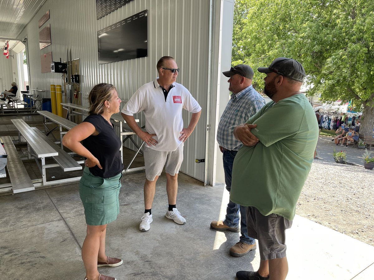 Fair Season is officially underway! 

Had a great time meeting folks and seeing friends at the Logan County Fair, including our Auditor of State <a href="/KeithFaber/">Keith Faber</a> , State Central Committeewoman Katie DeLand, and Director of Agriculture <a href="/OhioDorothy/">Dorothy Pelanda</a>.