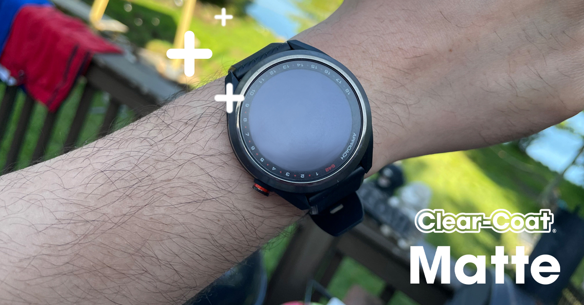 mobile_outfit's tweet image. Protect your watch faces with Clear-Coat Matte!⌚️💚
moutfitters.com/our-products/c…
#MobileOutfitters #MOClearCoat #ScratchProtection
