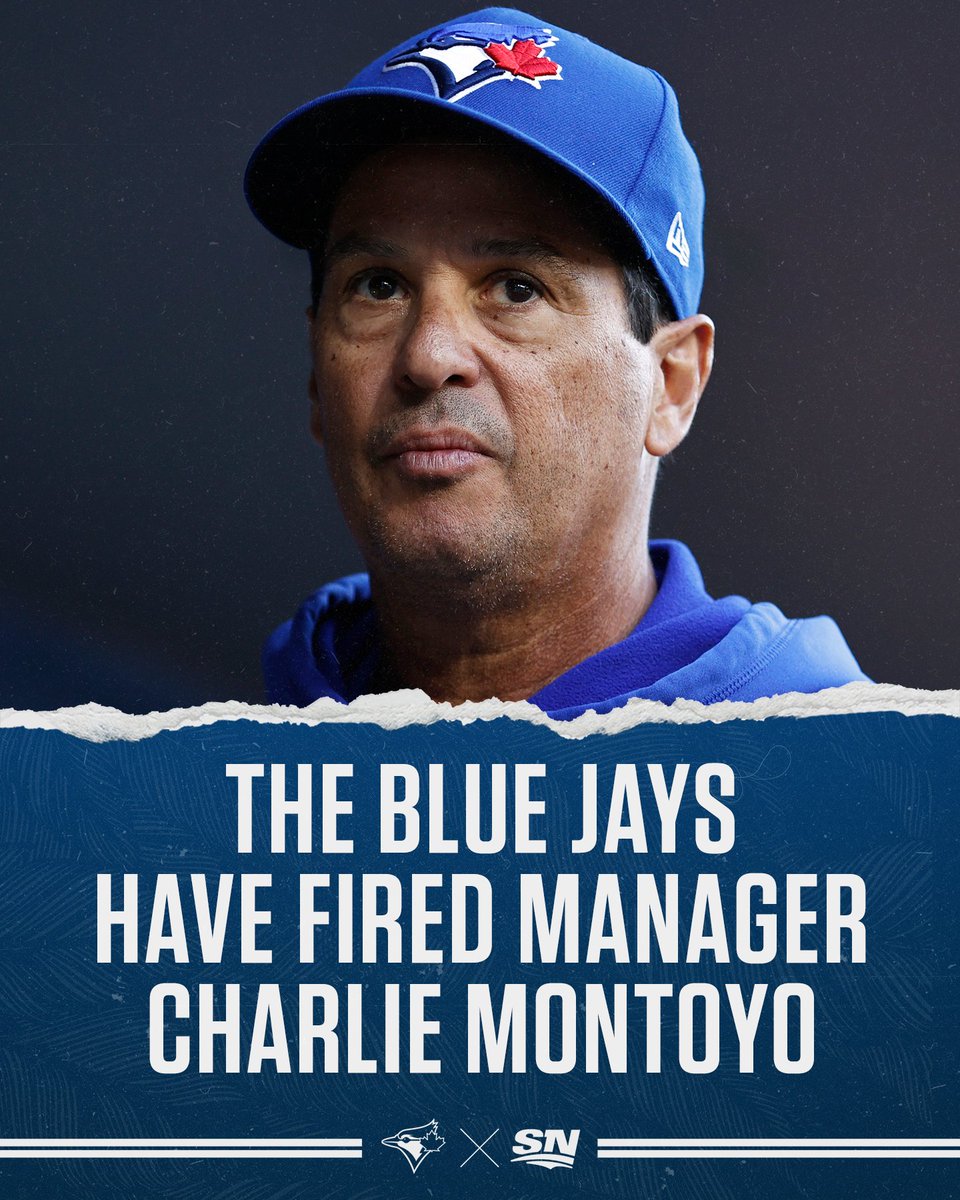 Sportsnet on X: The @BlueJays have fired manager Charlie Montoyo