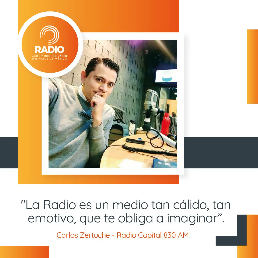 📻  La fuerza de la Radio está en crear experiencias.
"La Radio es un medio tan cálido, tan emotivo, que te obliga a imaginar”.
Carlos Zertuche - Radio Capital 

#arvm #virtudes #radioescuchas #voces #fortaleza #experiencias #RadioCapital