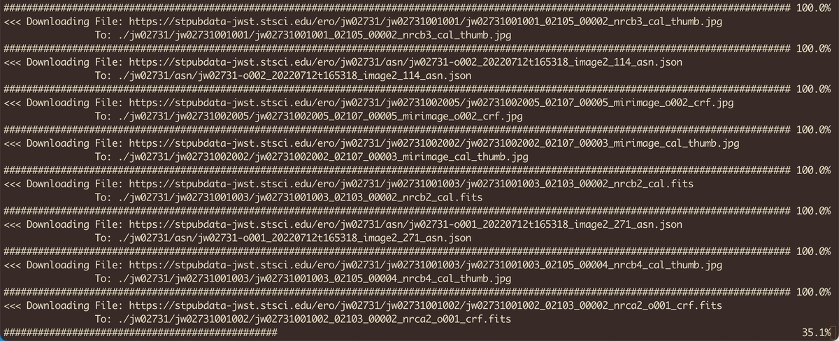 Scripts available now for JWST data. Downloading... 

outerspace.stsci.edu/display/MASTDA…