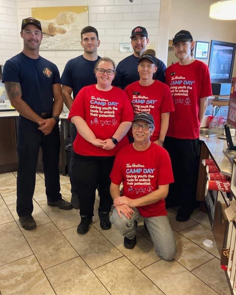 Had a blast raising money for <a href="/TimHortons/">Tim Hortons</a> #CampDay with the boys!