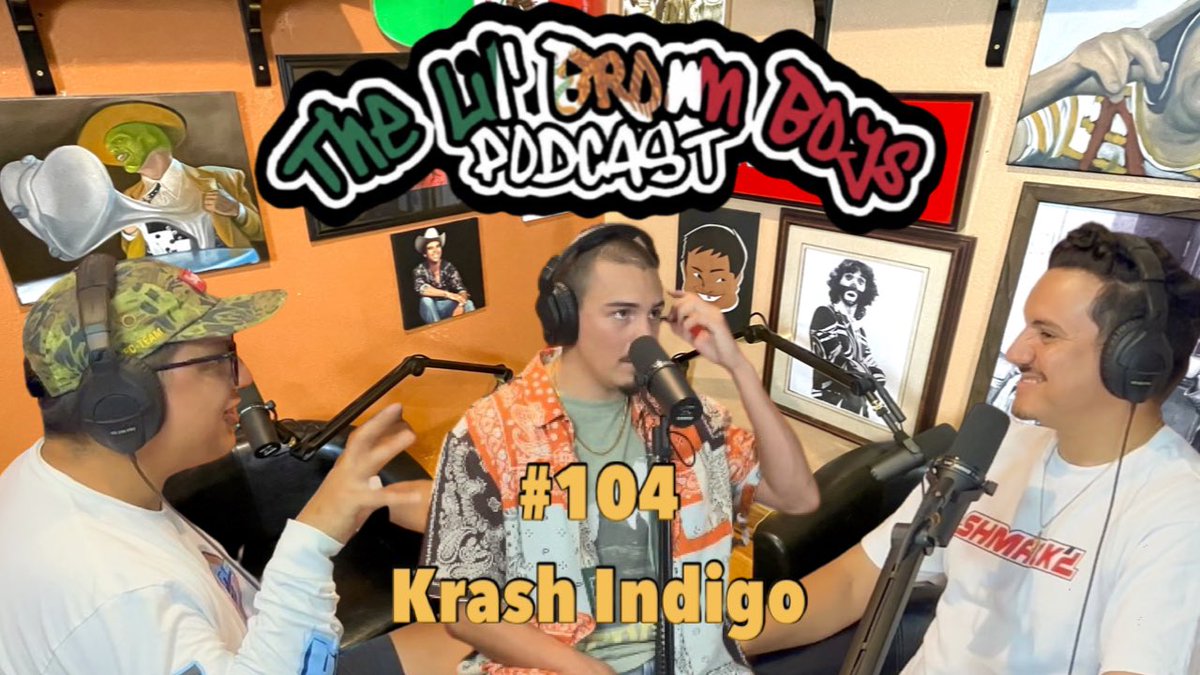 TheLilBrownBoys's tweet photo. EPISODE 104! @krashindigo performs βlowlife scumbagβ in studio! And comes with gifts! π«Άπ½ππΆ
Tap in and watch a funny ass episode where we talk about being creative n sh*t! π€π½ππ€π½
https://t.co/lbdBNNZ1zu
#comedy #comedypodcast #music #elonmusk #sickassfoo #lynwood https://t.co/3cIqlHwq9n