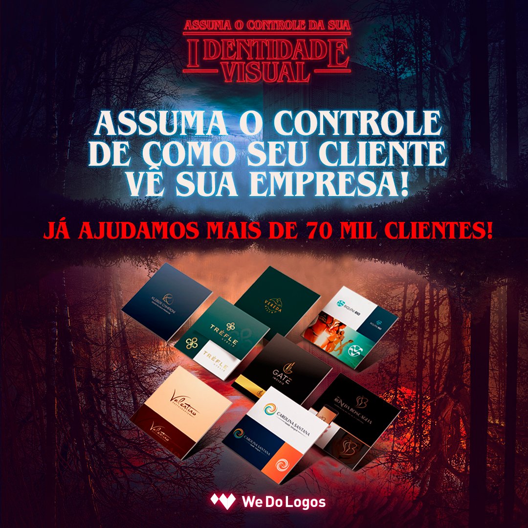 Aqui na We Do Logos te ajudamos a atravessar o Portal 🤘

Você recebe várias propostas de artes enviadas por diferentes profissionais, em até 24 horas. Dessa forma, você terá diversas opções personalizadas para escolher.