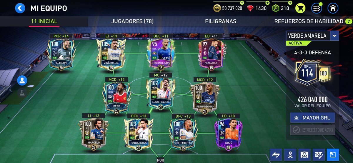 Que tal gente que opinan de mi humilde full Brasil 🇧🇷🇧🇷, alguien con full de algún país para jugar unos partidos o hacer un mini torneo 
Se agradece RT <a href="/tutiofifa/">Tío Fifah 🇨🇴 🇵🇸 حرة</a> <a href="/HDWolvie/">WolvieHD</a> <a href="/LuixenS/">Luixen</a> <a href="/SatoCampos2/">Sato Campos</a>