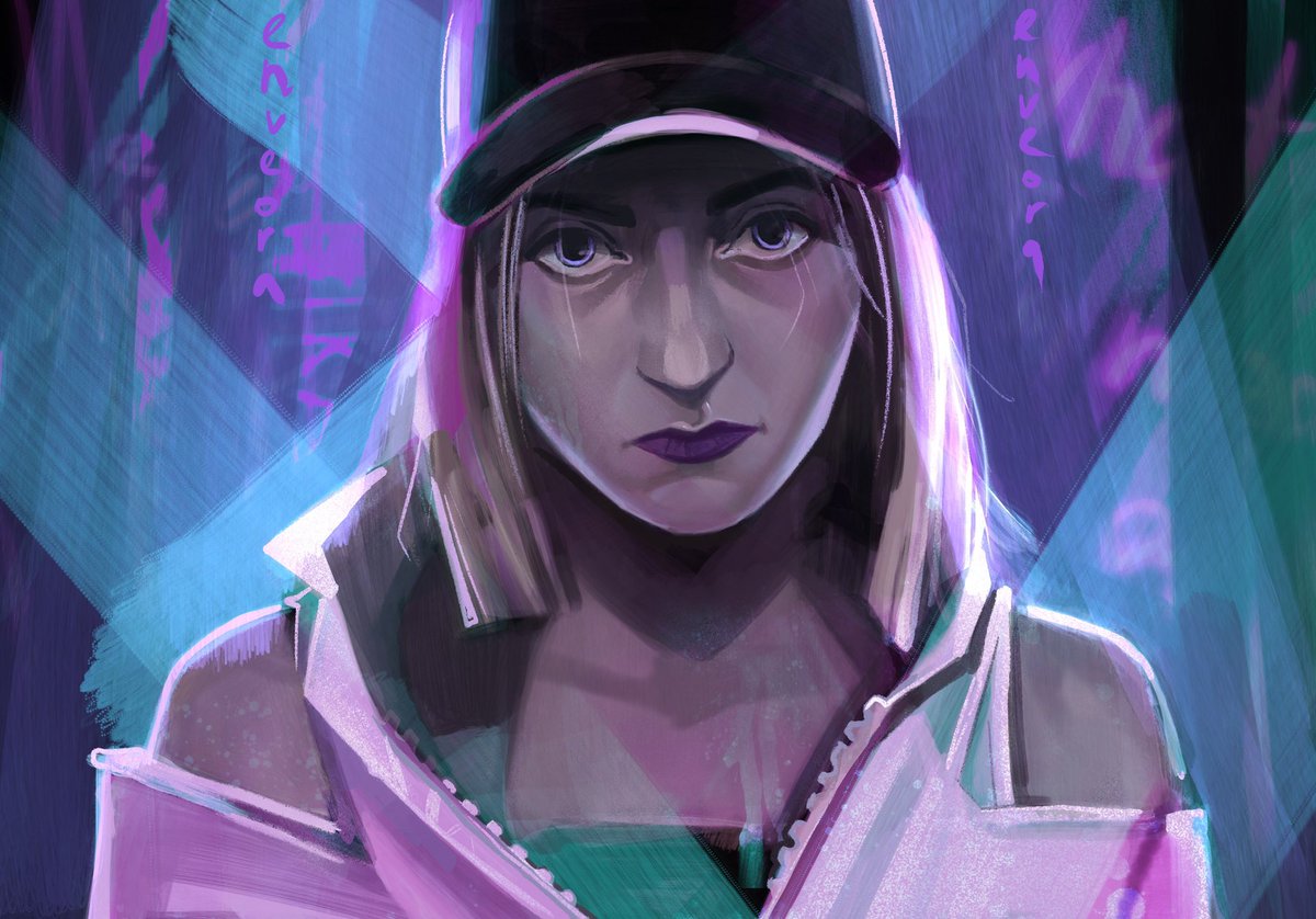 Arcane style self portrait 
#digitalart #procreate #PortfolioDay #PortfolioDay2022