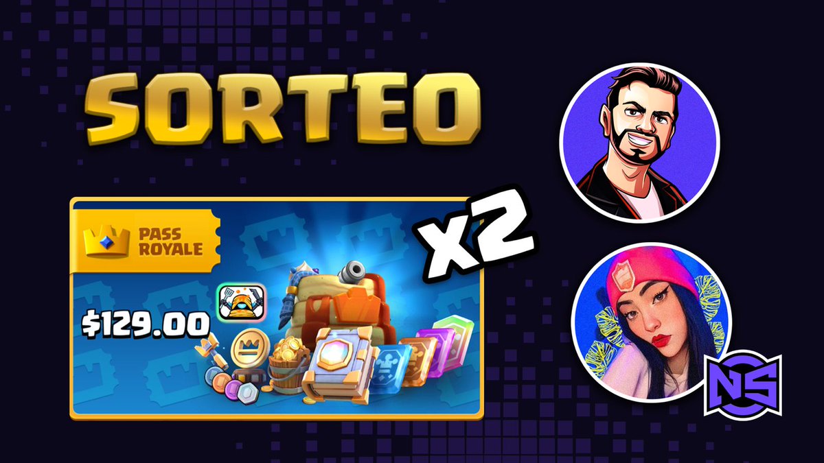 🤑𝐒𝐎𝐑𝐓𝐄𝐎 🤑

|| 💳 x2  𝐏𝐀𝐒𝐒 𝐑𝐎𝐘𝐀𝐋𝐄 💳 ||

📝| Requisitos:

•Seguir a: @gabiiabogado
•Seguir a: <a href="/ArielBalorGamer/">Ariel BayLor</a> 
•Seguir a: <a href="/ons197/">One Nine Seven</a> 

📲| Dar 🔁 &amp; ❤️ 
👤| Menciona 2 personas
🔒| Termina 20 de JULIO 
 
#Sorteo #ClashRoyale  #PassRoyale
