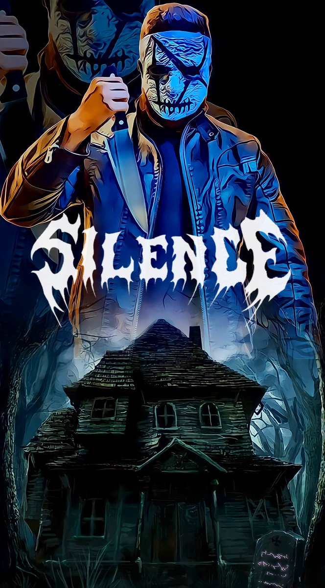 R_Psychodrummer's tweet photo. “Horror isn’t a genre, it’s a lifestyle” 🎃 🔪 🍿🩸 💀 🪦 
Silence psycho horror artwork, part II. 
#IceNineKills #I9K #psycho #HorrorMovies #HorrorCommunity #HorrorFam #HorrorArt #silence #kleaverklothing https://t.co/Cdmvfuv5oa