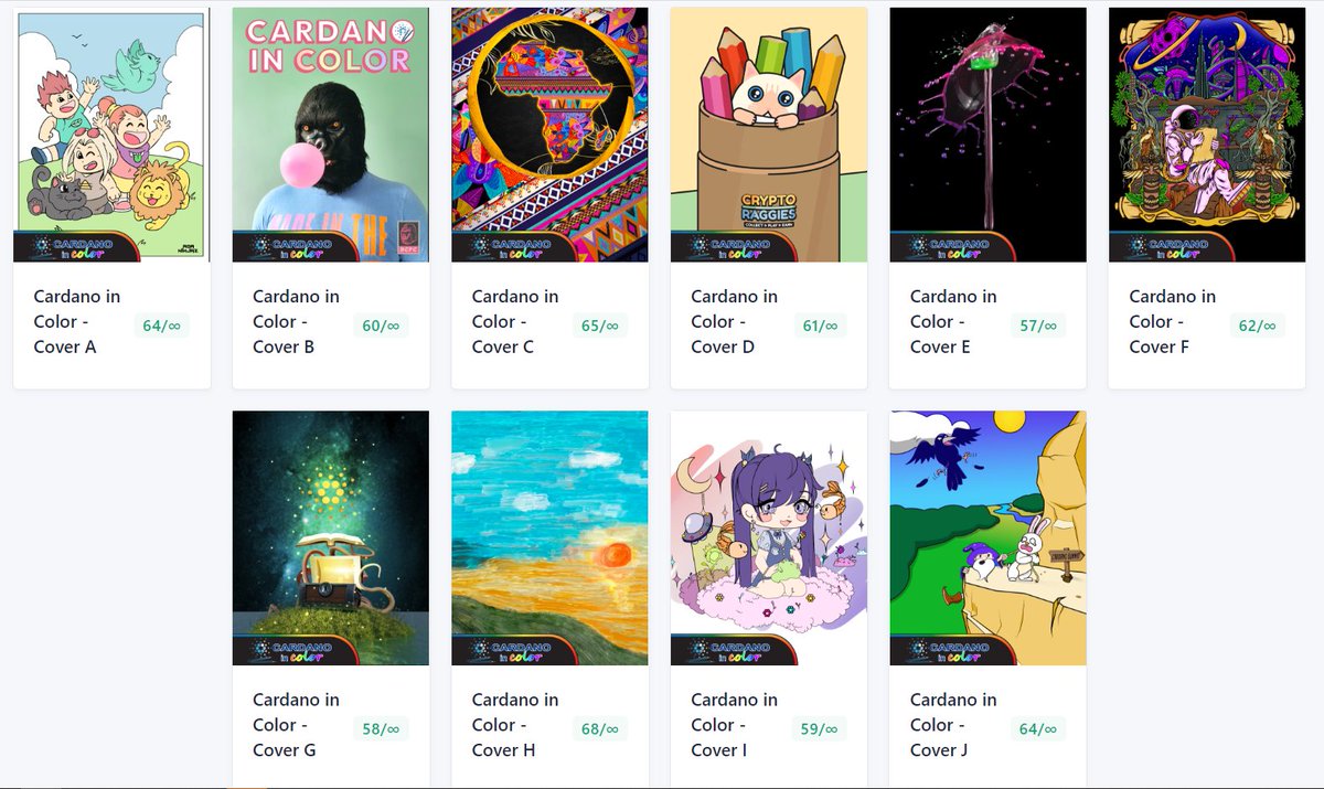 Wednesday Token (@wednesdaydude1) on Twitter photo Croark croark Froggos! 🐸
Check <a href="/CardanoInColor/">Cardano in Color - Mint Closed!</a>, coloring books for everyone, top creators.
Funds going to charity, team is doxxed.
Support from the #CNFT space irl thanks to this team! 🥰
Every book is 10ADA, send us your tx ID and receive a 10k WDAY airdrop!
#Cardano #ADA Croark croark Froggos! 🐸
Check <a href="/CardanoInColor/">Cardano in Color - Mint Closed!</a>, coloring books for everyone, top creators.
Funds going to charity, team is doxxed.
Support from the #CNFT space irl thanks to this team! 🥰
Every book is 10ADA, send us your tx ID and receive a 10k WDAY airdrop!
#Cardano #ADA