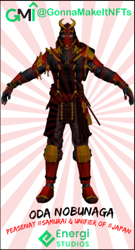 markda787's tweet photo. #NFTCommunity #kamui  #samuraiartist  chance to mint your own #Samurai  designed by @EnergiStudios Join the whitelist competition on discord here 👉https://t.co/H4nGUIOWzK  + chance to mint on world's #safestnftplatform @GonnaMakeItNFTs
 from developers of #safestcrypto @energi https://t.co/U4iFi4kuni