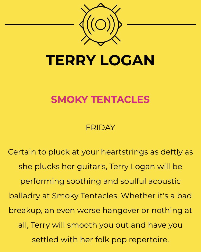 terryloganmusic's tweet photo. It’s here one more sleep!!! Whooopp! Tomorrow I will be on my way to the magical @Beatherder !! Can’t even explain my excitement
I am playing the stunning Smoky Tentacles 🦑 tent on Friday at 2pm with the amazing @kirstynewton. Let the good vibes roll out. Big love Terry xoxo https://t.co/Sf2QOyDw2x
