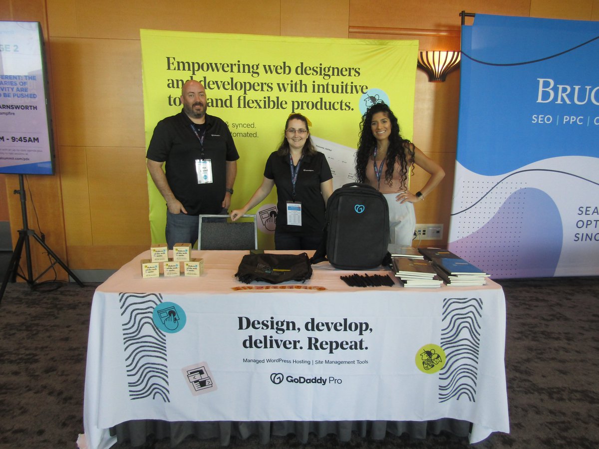 DigitalSummits's tweet image. Looking to do more with less? Then this #DSPDX Sponsor Spotlight is for you! Check out how @GoDaddyPro can help you save time, collaborate and deliver results!
godaddy.com/pro