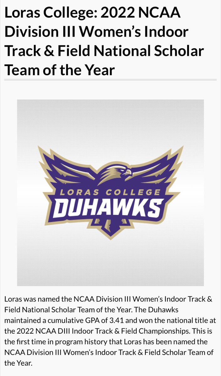 Congrats DUHAWKS!