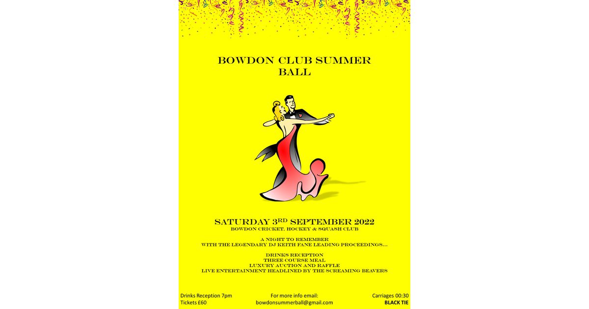BowdonCricket's tweet photo. Bowdon Club Summer Ball 2022
https://t.co/6JIWJyXI35 https://t.co/pLbIhhvI3b