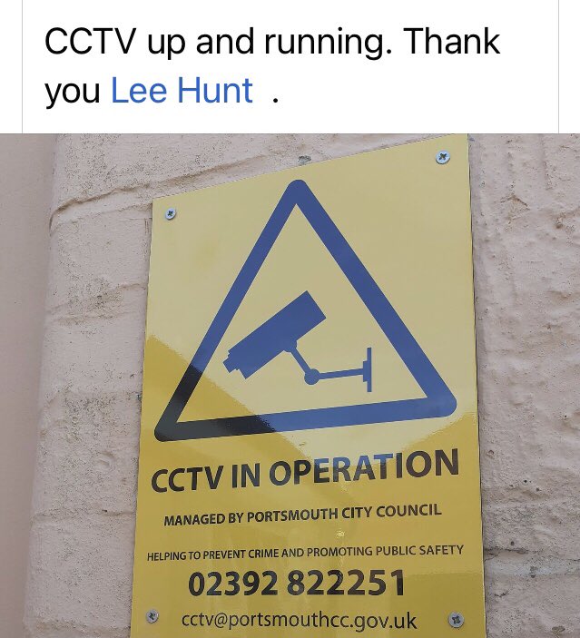 LeeHunt6's tweet photo. Combating rising anti-social beh/crime @LibDems local๏ฟผ Nelson Ward @portsmouthld Cllrs working with residents, Council & police saw @portsmouthld move fast to protect #Stamshaw #Tipner #Community centre installing CCTV cameras in double-quick time #LibDems #WorkingAllYearRound https://t.co/emcD7UPQs5
