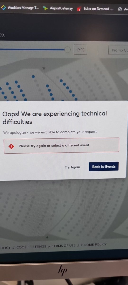 cmunnyNZ's tweet photo. @nzff can't get through to buy tickets, every time I'm getting an error message https://t.co/Bx42FyR6mp